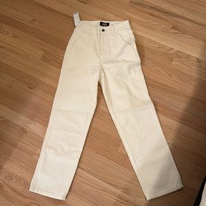 Dickies Canvas Carpenter Pants in Ivory